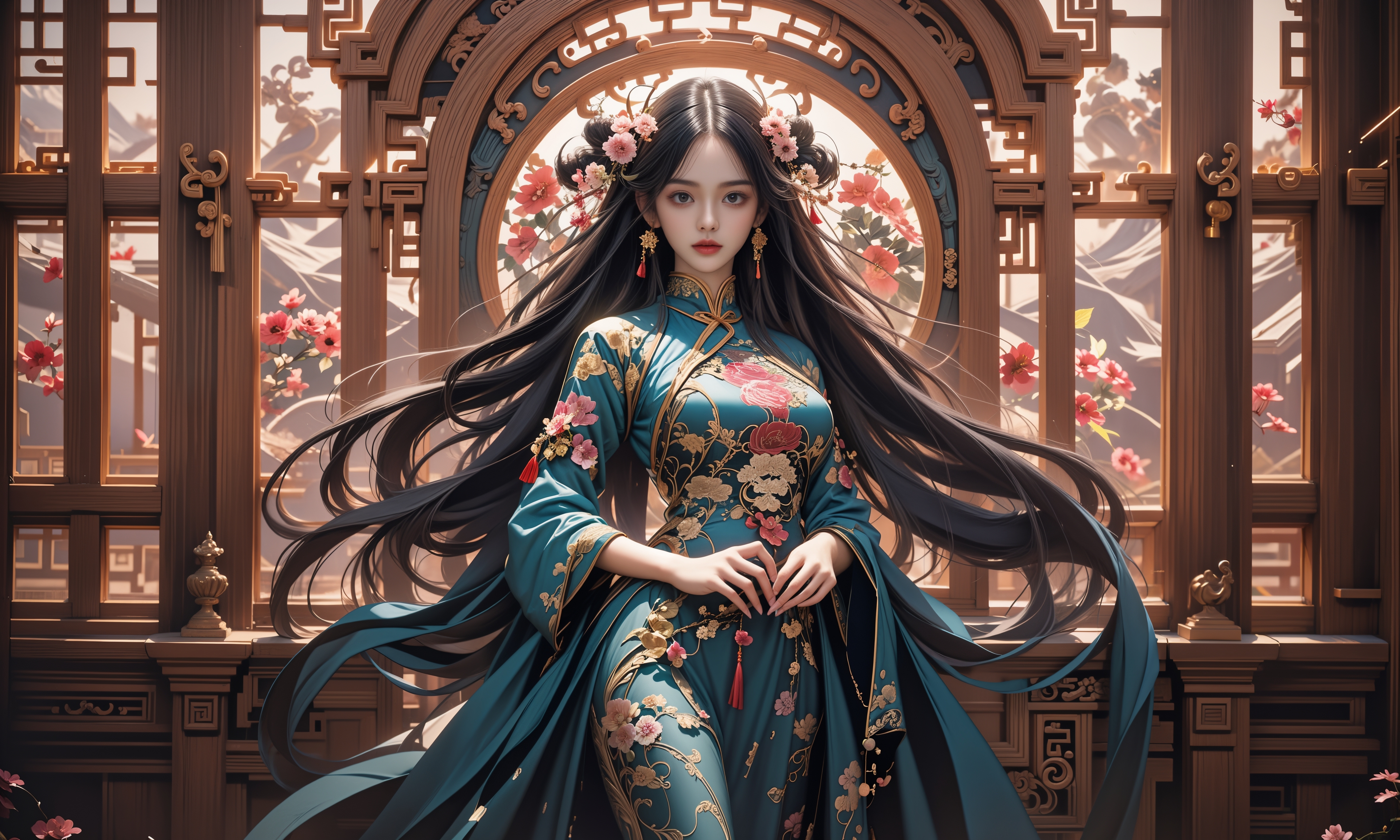 甘南藏乡也有簪花姑娘：身上服饰都是传家宝